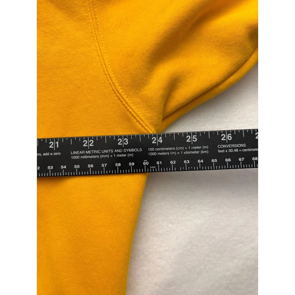 Jordan Mens Sport DNA Pullover Hoodie Yellow Graphic Jumpman Sweatshirt Large
